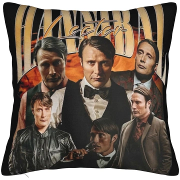 Hannibal Lecter Mads Mikkelsen Pillowcase Printed 