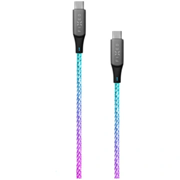 Fixed Glowing Charging Cable USB-C/USB-C PD suppor