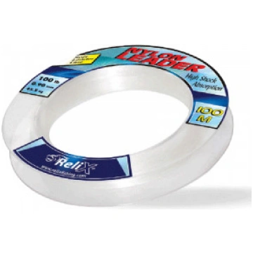 Relix Nylon leader 100m, 5.5kg - caurspīdīga - Auk