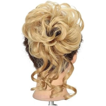 Matu kūka Sintētisko matu kūka Donut Ponytail Matu