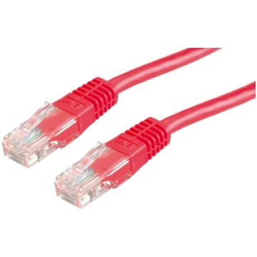 UTP kabelis kat.6, sarkans, 50cm, Value 21.99.1521