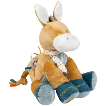 Nattou Peluche Attività Asino Leo 38 cm