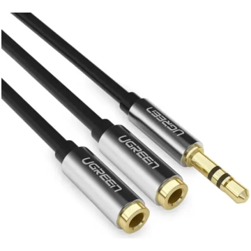 Ugreen AV123 3.5mm audio sadalītāja kabelis – 2x 3