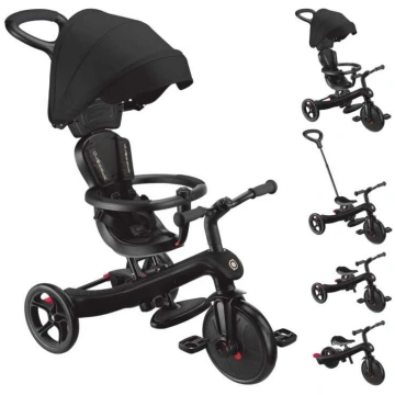 GLOBBER triratukas Explorer Trike 4in1 juodas 634-
