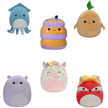 SQUISHMALLOWS W14 Plīša rotaļlieta, 19 cm