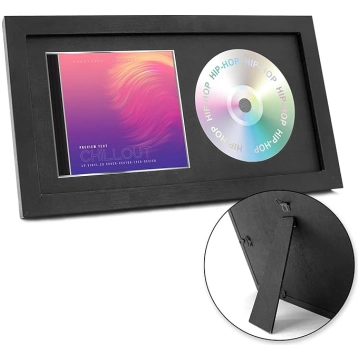 FramePro CD mūzikas kompaktdisku rāmja vitrīna 36,