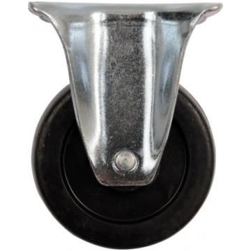 VOREL FIXED CASTER WITH BLACK RUBBER 40MM 87391 59