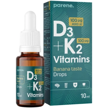 Vitamins D₃ 4000 IU + K₂ 100 µg pilieni, 10 ml