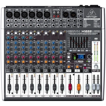 Behringer X1222USB audio mixer 4 channels ( 270001