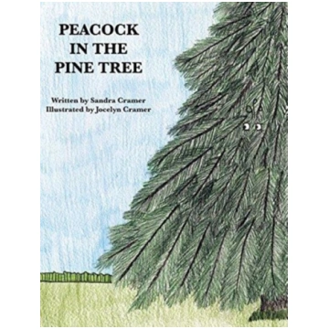 Peacock in the Pine Tree Sandra Cramer