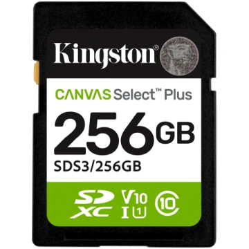 Kingston Canvas Select Plus 256 GB SD Flash memory
