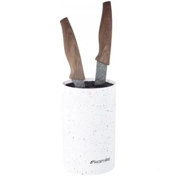 Knife stand 11×18cm, marble design, 7604, Kamille 