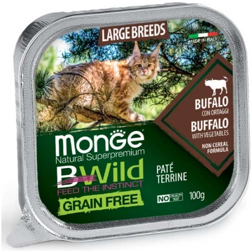 Monge Cat BWild Grain Free Large Breed All Life St
