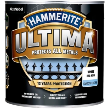 Hammerite PAINT ULTIMA SMOOTH WHITE 0.7L | 4740182