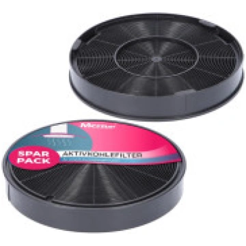 McFilter 2 x oglekļa filtrs 200 mm pārsegam AEG/El
