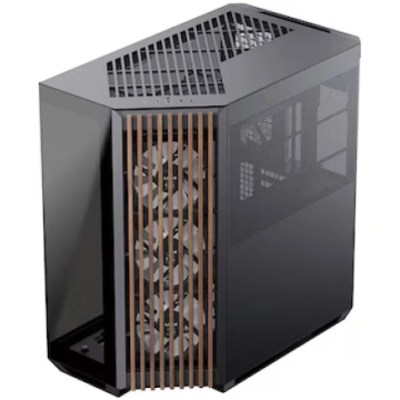 APNX V1, Tempered Glass, Black/Wood (APCM-VI01543.