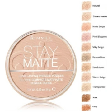 Rimmel Stay Matte kompaktais pūderis 14 g. - 005 S