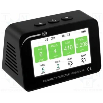 Meter: air quality; Range: 0÷9,999mg/m3,0÷999um/m3