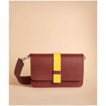Figus Sophie Big Bag - Chocolate and Yellow