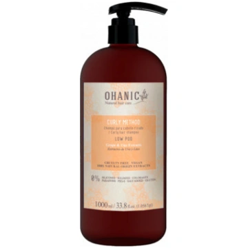 OHANIC Curly Method Shampoo, šampūns sprogainiem m