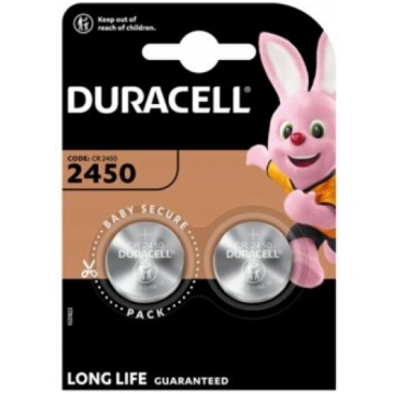 Duracell 2450 baterijas 2x CR2450