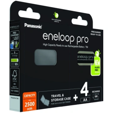 Panasonic Eneloop Pro AA uzlādējamās baterijas 250