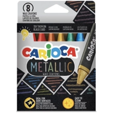 Vaska krītiņi CARIOCA Metallic 8 gab 200-13687
