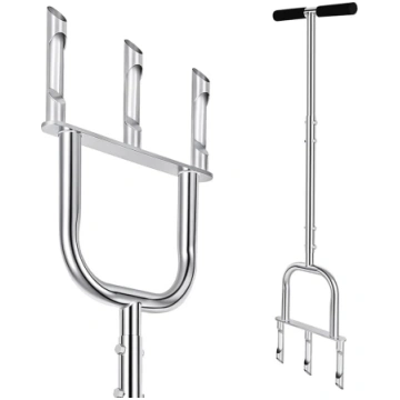 Manuālais zāliena aerators, metāla aerators ar 3 m