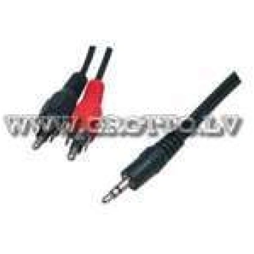 Kabelis 3.5mm stereo/s-2RCA/s(1.5m)