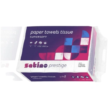 Papīra roku salvetes Satino Prestige Z-fold, balta