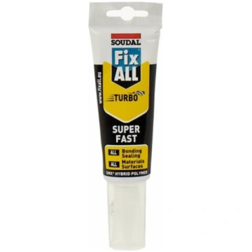 Līme - hermētiķis SOUDAL FIX ALL Turbo balta 125ml