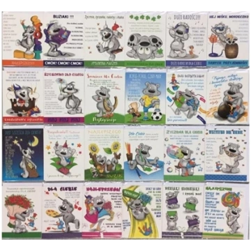 Stamp Karnet Happy B6 + koperta GIFT1040