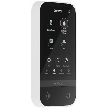 Ajax Wireless keypad with touch screen (White) KEY