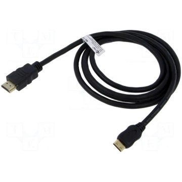 Cable | HDMI plug,mini HDMI plug | PVC | Len: 2m |