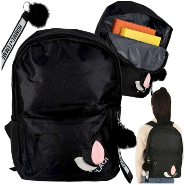 RoGer School Backpack - Black 5903039768260