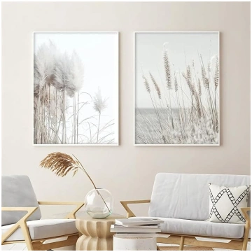 Herfair Living Room Pictures, komplekts no 2, bēšs