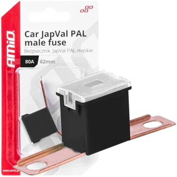 Car JapVal PAL male fuses 62mm 80A AMIO-03432 AMIO