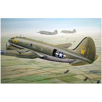Curtiss C-46D Commando (Operation Varsity) Valom