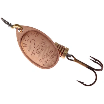 Vizulis rotiņš blisterī Mepps AGLIA #2 - Copper