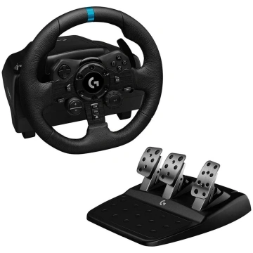 Spēļu stūre Logitech G923 PS5 / PC, melna krās
