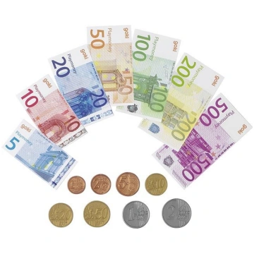 Spēļu nauda Eiro, monētas un banknotes, Goki