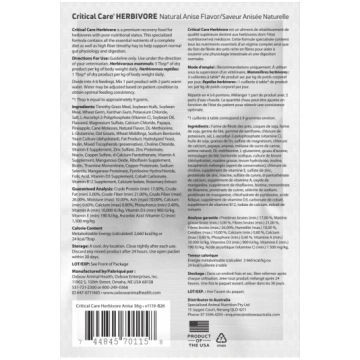 Oxbow Critical Care Herbivore 36g
