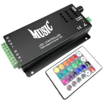 Controller/Dimmer per Strip LED RGB 12A 12V/24V te