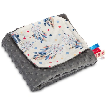 Sensillo KOCYK MINKY 75x100 LAPACZE SNOW GRAFIT 43