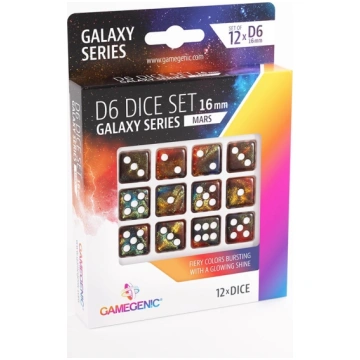 Gamegenic - Galaxy Series - Mars - D6 Dice Set 16 