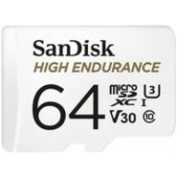 SanDisk High Endurance microSDXC 64GB V30 + Adapte