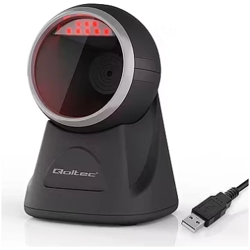 Qoltec 1D,2D barcode and QR code scanner,stationar