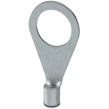 Tip: ring | M12 | 6mm2 | non-insulated | silver | 