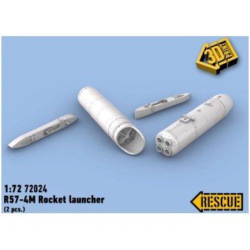 R57-4M Rocket Launcher (2 pcs / 3D-Printed) Rescue