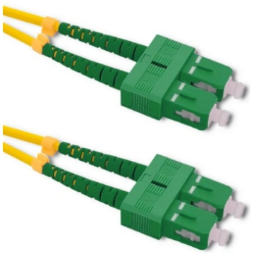 Qoltec Patchcord fiber optic SC/APC - SC/APC | Sin